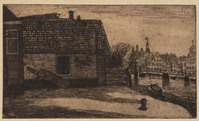 KG 2006 014
<br/>
Huizen langs een water
<br/>
<em>Scheffer, J.</em>